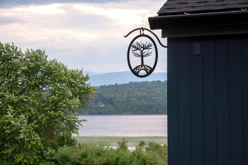 A Tree Stands Prominently in Front of a House